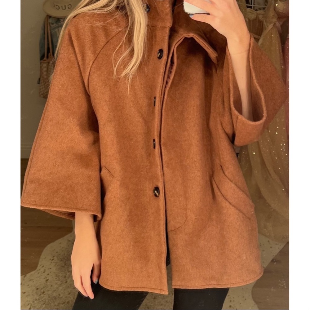 Tan Button Down Jacket